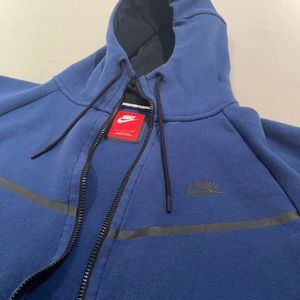 Felpa Nike hoodie blue large